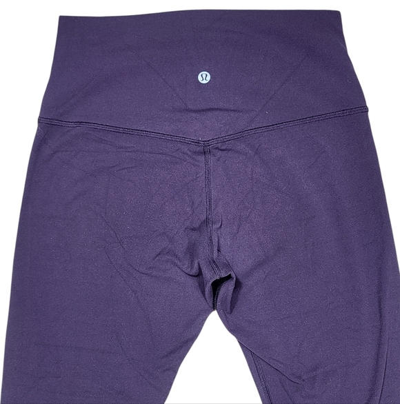 Lululemon Align Crop 21" Dark Court Purple Leggings Size 8 - Picture 3 of 9